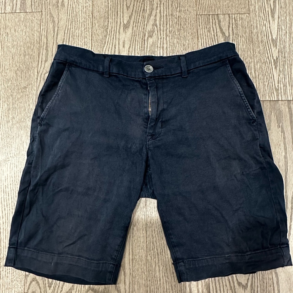 Hudson Stretch Chino Shorts Size 32 Navy
